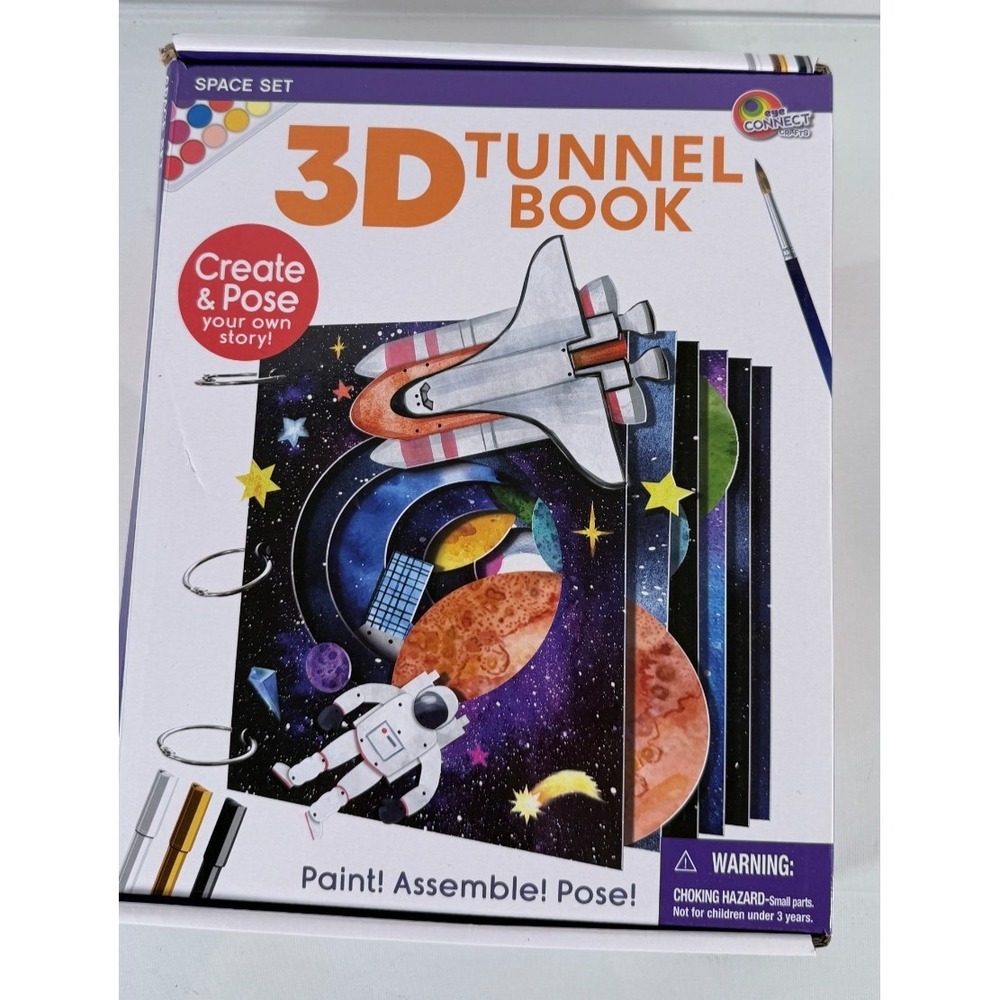Make Your Own Space Astronaut Shuttle Planet Galaxy 3 Dimensional Book STEM